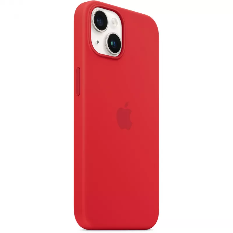 Apple iPhone 14 Silicone Case with MagSafe, (PRODUCT)Czerwony