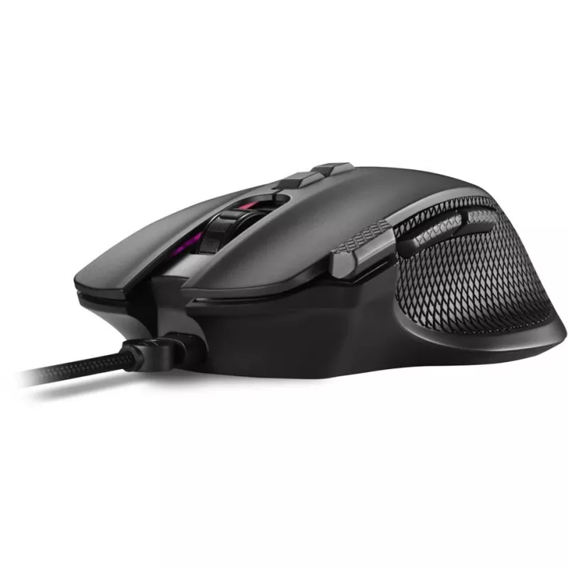 Mysz Sharkoon Shark Force 3 optyczna, 8 przycisków, 12.800DPI, czarna