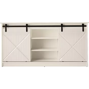 komoda 160x80x35 GRANERO biały/biały połysk