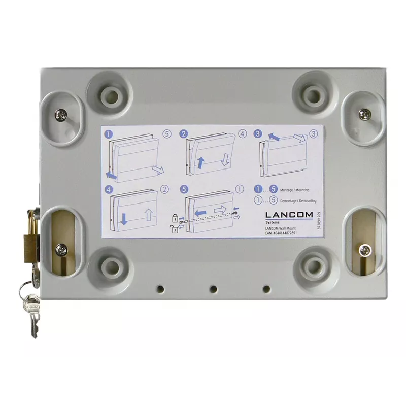Uchwyt do montażu na ścianie dla urządzeń LANCOM Systems, model 61349, szary