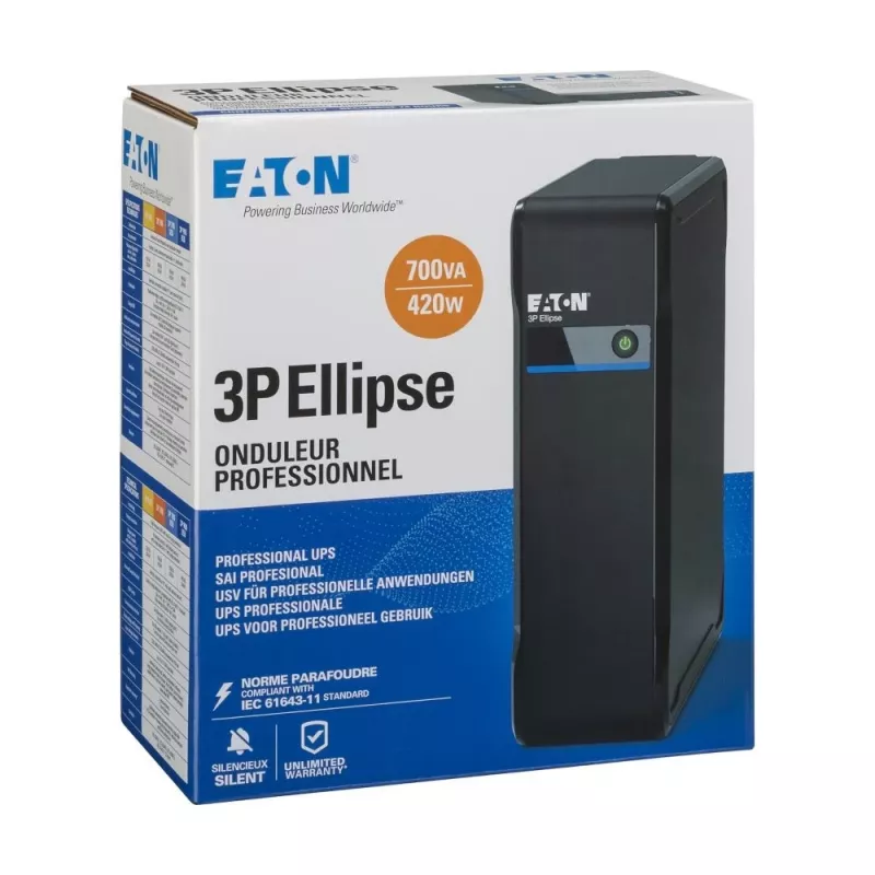 Eaton 3P700I UPS Standby Offline 0,7 kVA 420 W 4 gniazda AC