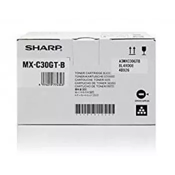 kaseta z tonerem Sharp MX-C30GTB 3000 stron Czarny