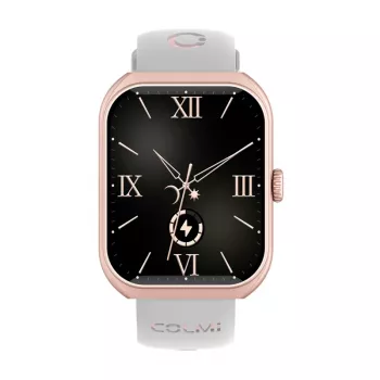 Smartwatch Colmi P86 Rose Gold z monitorem pracy serca, wodoodporny