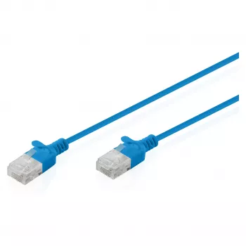 Patch kabel DIGITUS CAT6 U-UTP cienki, 5 m, czarny