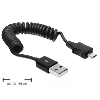 Kabel USB DeLOCK USB 2.0-A/USB micro-B 0.6m
