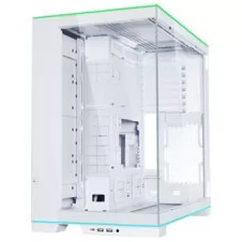 Lian Li O11 Dynamic EVO RGB PC-Enclosure Bundle, Midi-Tower, ARGB, Tempeczerwony Glass + 6x UNI FAN SL-INF Reverse Blade Fan - Biały