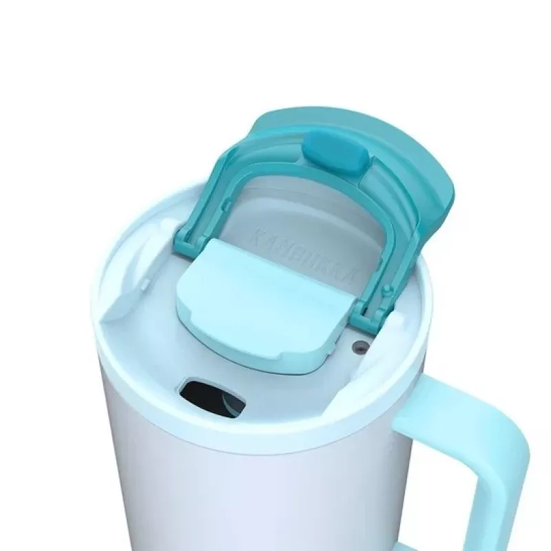 Kubek termiczny z teleskopową słomką Kambukka Rio Tumbler 950ml Frosty Coconut