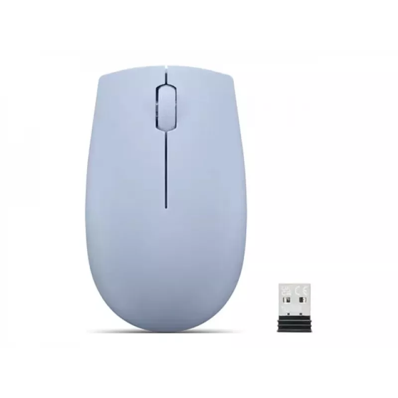 Bezprzewodowa mysz ambidekstralna Lenovo GY51L15679 — Frost Blue, RF 2.4 GHz, 1000 DPI, 3 przyciski, bateria AA