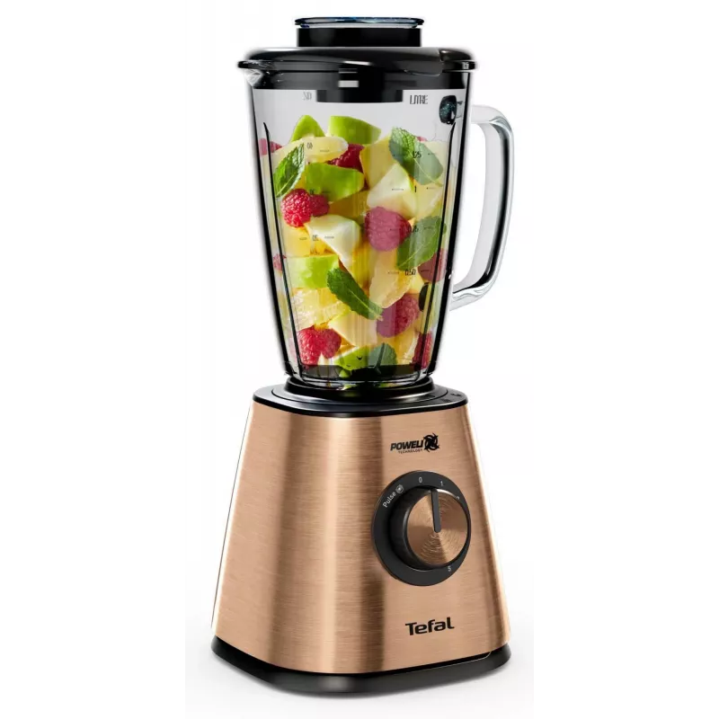 Blender stołowy Tefal BlendForce BL439G10 — 800 W, szklany dzbanek 1,75 l, kruszenie lodu