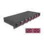 Obudowa spawów światłowodowych DeLOCK 67002 Czarna Metalowa 482x220x44mm