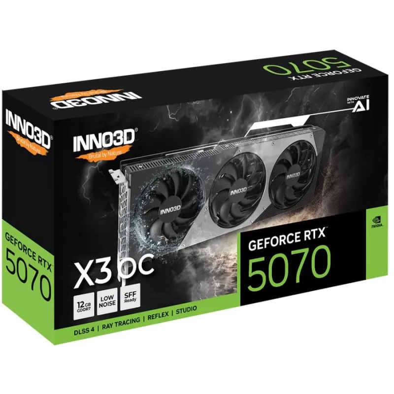 Karta graficzna INNO3D GeForce RTX 5070 X3 OC 12GB GDDR7