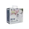 ŁADOWARKA USB UNIWERSALNA 20W BIAŁA/2P AC TA-ACPDQC20-01-W GEMBIRD