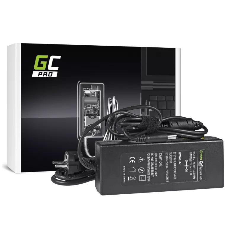 Zasilacz zielony Cell AD35P 130 W AC/DC 19,5 V 6,7 A do laptopów, do użytku wewnętrznego, czarny