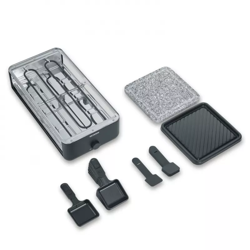 Raclette Grill Severin RG 2366 8 osób 1300 W Czarny