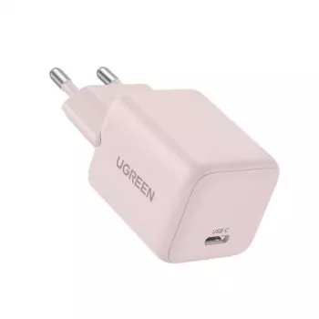 Zasilacz sieciowy UGREEN X512 20W USB-C PD szybkie ładowanie, różowy, wejście 100–240 V, 1× USB-C
