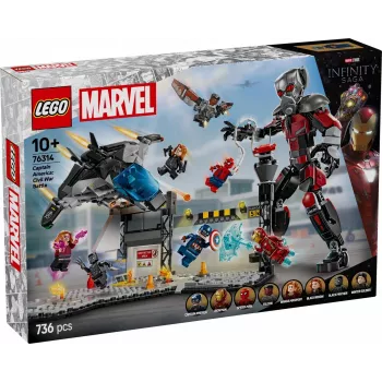LEGO MARVEL 76314 Bitwa Kapitana Ameryki: Wojna Bohaterów
