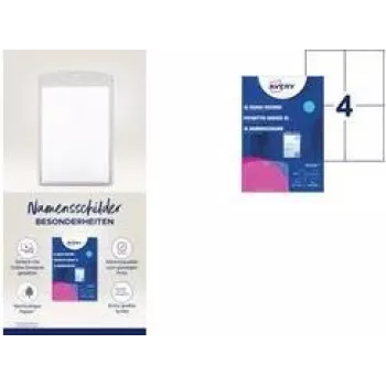Identyfikator Avery 4834XL poliestrowy przezroczysty 50 szt.