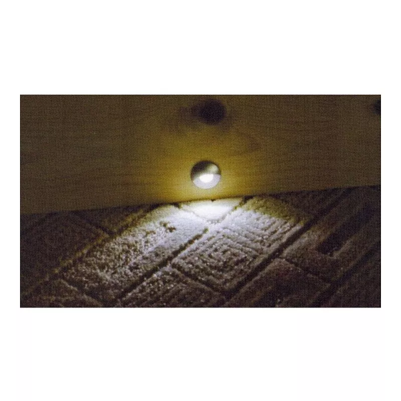 Synergy 21 S21-LED-L00024 Oprawa wpuszczana do użytku wewnętrznego/zewnętrznego odpowiednia do użytku wewnętrznego Plamka świetlna 0,6W Czarny - Srebrny Plamka świetlna