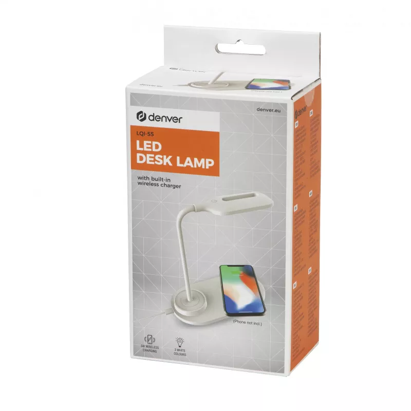Lampa stołowa Denver LQI-55 1,5 W LED G Biała