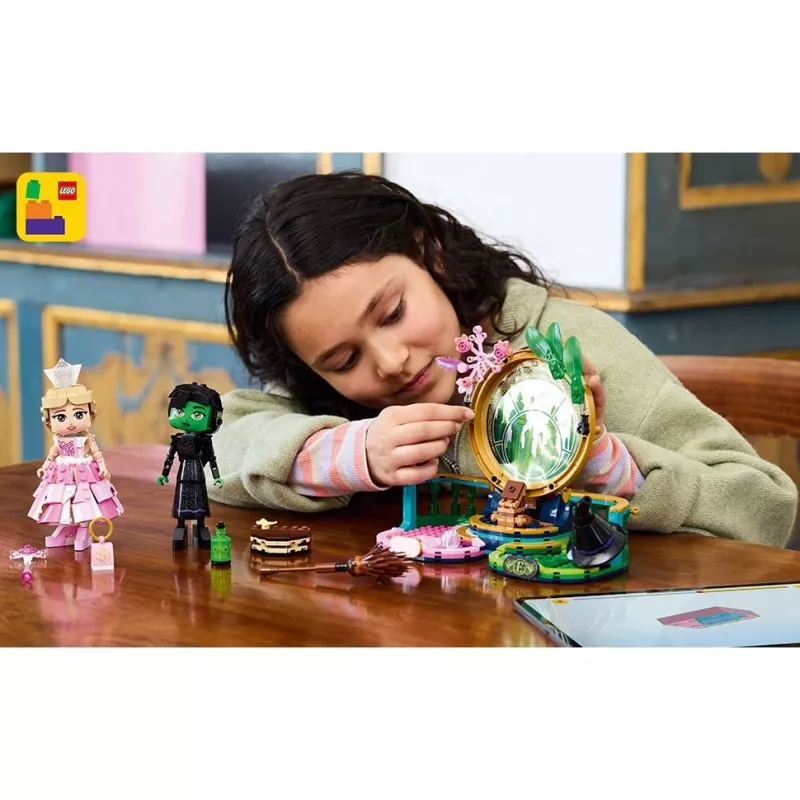 LEGO Wicked Figurki Elphaba i Glinda 75682 – zestaw kolekcjonerski minifigurek