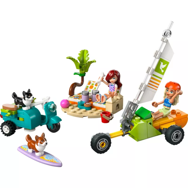 LEGO FRIENDS 42641 Przygoda z psami surfingowymi i hulajnogą