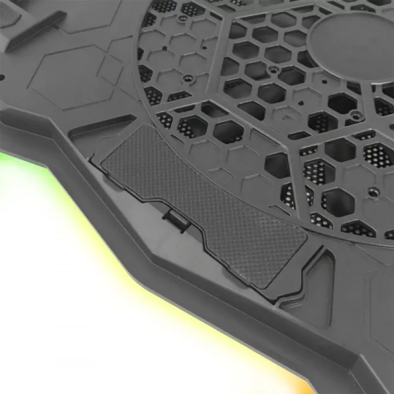Laptop cooling pad ESPERANZA EGC110 for 17 inch (43.2 cm), 1 fan 18 cm, 800 RPM, 63 CFM, USB 2.0, Czarny