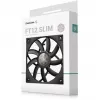 Wentylator obudowy cienki 120 mm PWM DeepCool FT12 cienki — czarny, niskoprofilowy design, sterowanie PWM