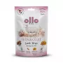 Przysmak dla psa OLLO Air-Dried Skin & Coat Lamb Strips 80 g — suszone powietrzem jagnięce paski hipoalergiczne wspierające skórę i sierść