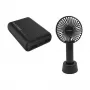 Przenośny wentylator i powerbank RealPower PB-10000 mini HD 10000mAh — zestaw mobilny