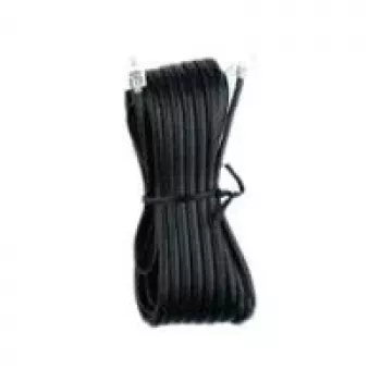 Kabel telefoniczny Helos 014067 6 m Czarny Półprzezroczysty