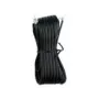 Kabel telefoniczny Helos 014067 6 m Czarny Półprzezroczysty