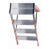 Krause Dopplo dwustronna drabina schodkowa srebrna