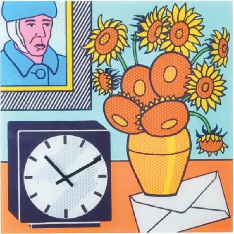 NeXtime klok 8170 Go van Go, 43x43 cm, ścienny, wielokolorowy