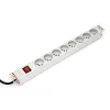 DIGITUS Professional a-19-STRIP-2-IMP - listwa zasilająca (do montażu w szafie rack) - AC 250 V - wejście zasilania - wyjście