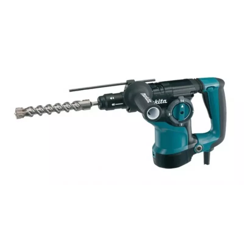 Młotowiertarka Makita HR2811FT — 800 W, energia udaru 2,9 J, 1100 obr./min, 4500 uderzeń/min