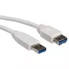 Kabel USB 3.0 VALUE A - A M/F 0.8 m