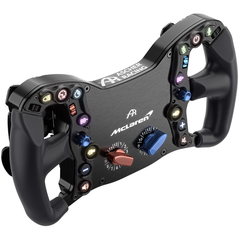 Kierownica wyścigowa Ascher Racing McLaren Artura Pro‑SC — szybkozłączka typu butterfly