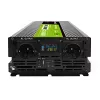 Przetwornica samochodowa zielony Cell INVGC24P3000LCD 24V 3000W czysty sinus, 230V 50Hz, LCD, gniazdo typu F