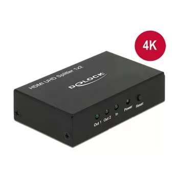 Rozdzielacz wideo DeLOCK 18682 HDMI 2x HDMI