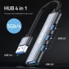Hub USB QOLTEC 53793 — wejście USB 3.0, 3× porty USB 2.0
