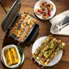 Kompaktowy grill elektryczny Petra PT4366GRYDEKFDIR z powierzchnią nieprzywierającą