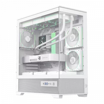 Obudowa Gamemax VISTA 2 AW | Biała | Midi Tower | Bez zasilacza