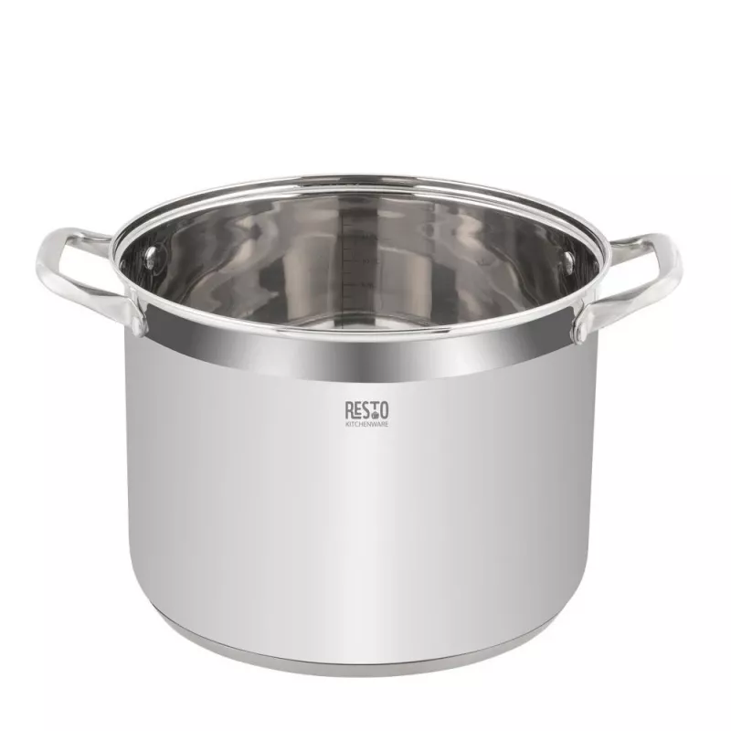 Resto Kitchenware Libra 13 L okrągły garnek ze stali nierdzewnej 22 cm