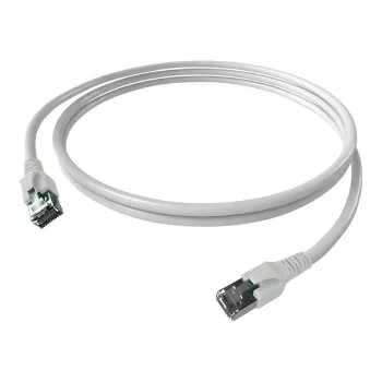 Easylan CP1KWBWBW0050 kabel sieciowy RJ45, kabel krosowy CAT 6a S/FTP 5 m biały 1 szt.