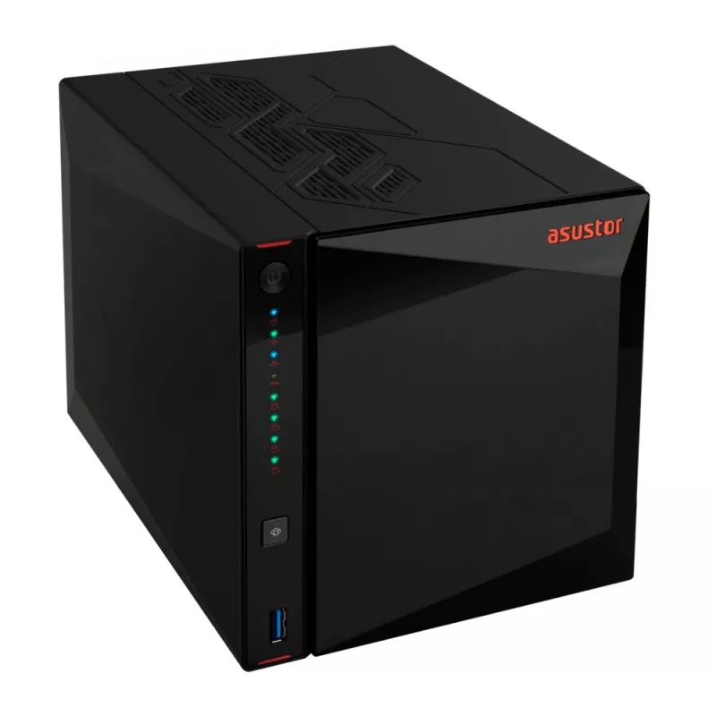 Asustor AS5404T serwer NAS/pamięć masowa Intel® Celeron® N5105 4 GB DDR4 0 TB ADM Czarny