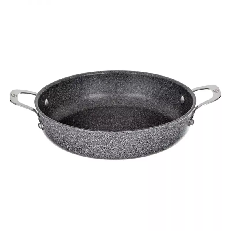 Głęboka patelnia indukcyjna z 2 uchwytami BALLARINI Salina Granitium 24 cm 75002-811-0