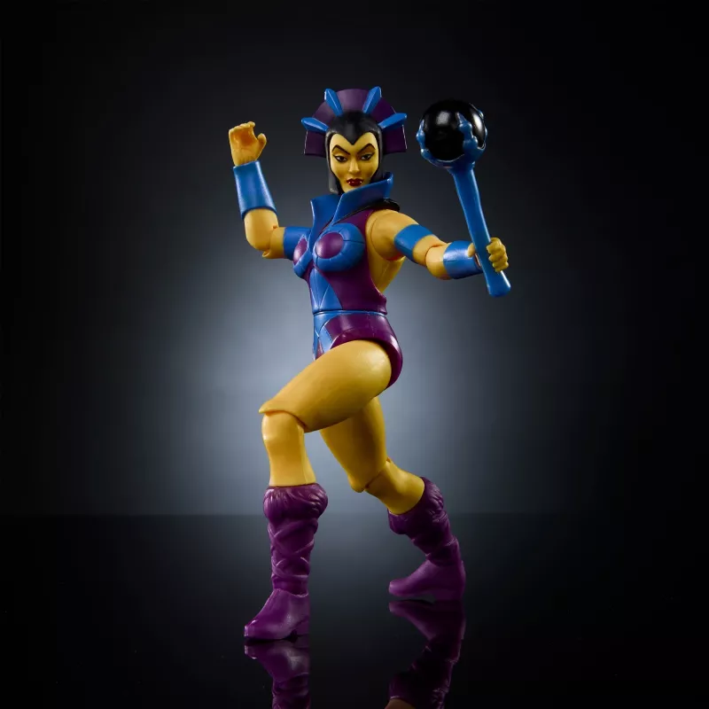 Artykułowana figurka zabawkowa MATTEL Masters of the Universe Origins Evil-Lyn - kolekcjonerska figurka akcji, ruchome stawy