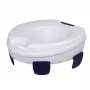 Nadstawka sedesowa HERDEGEN Sahag 580540 niebiesko-biała okrągła 410×420×110 mm, polipropylen, maks. obciążenie 185 kg