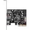 SilverStone ECU05 - adapter USB - PCIe 2,0 x2 niskoprofilowy - USB 3,1 typu C x 1 + USB3.0 x 2 + USB3.0 (wewnętrzne) x 2 (SST-ECU05)