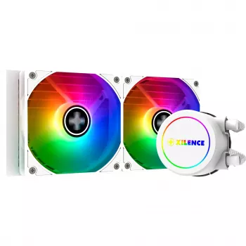 Chłodzenie cieczą All-in-one XILENCE Performance A+ XC974 — chłodnica 240 mm, TDP 300 W, biały, ARGB